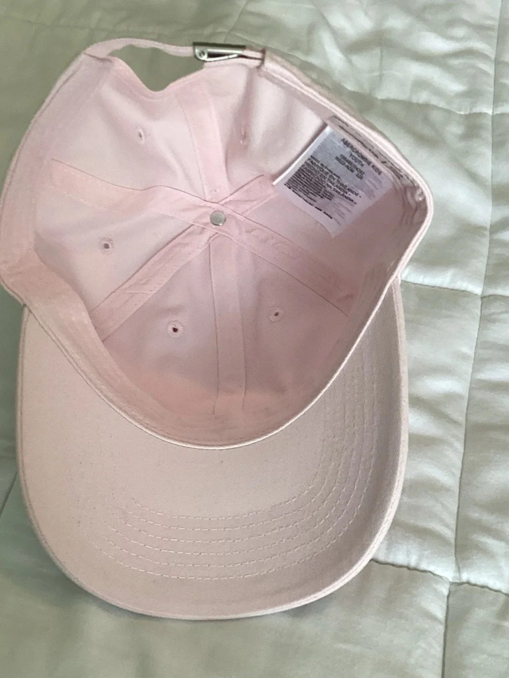Abercrombie & Fitch Kids Light Pink Baseball Cap